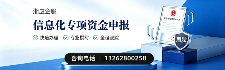 包头信息化专项资金申报服务