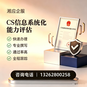 包头CS信息系统化能力评估申报服务