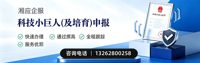包头科技小巨人及培育企业申报服务