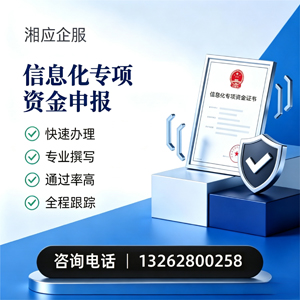 包头信息化专项资金申报服务